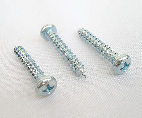 Pan Head Philips Self Tapping Screw, Steel, Zinc Plated