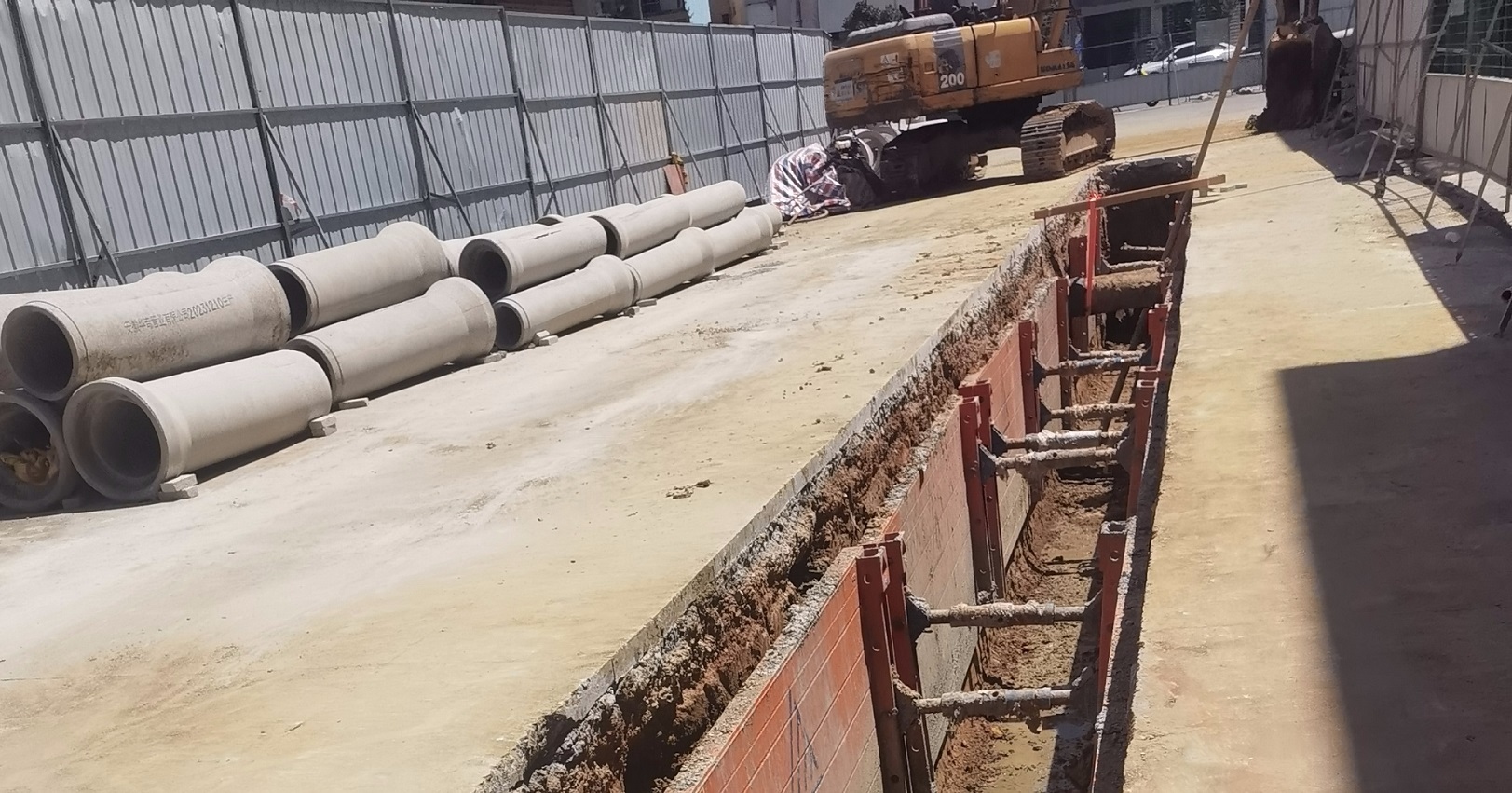 The pipe network repair project on Jiefang Road in Changsha