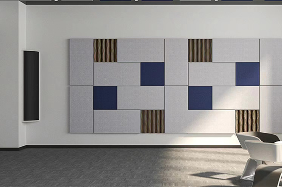 Installation method for wood wool acoustic panels