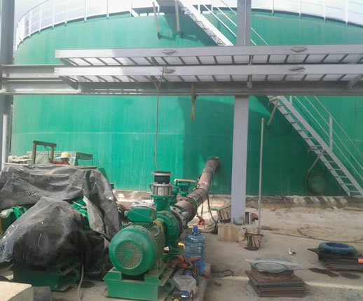 Design and installation of large demineralized water tank
