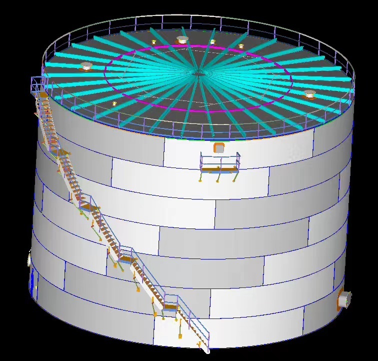 Provide American standard API 650 oil tank design services