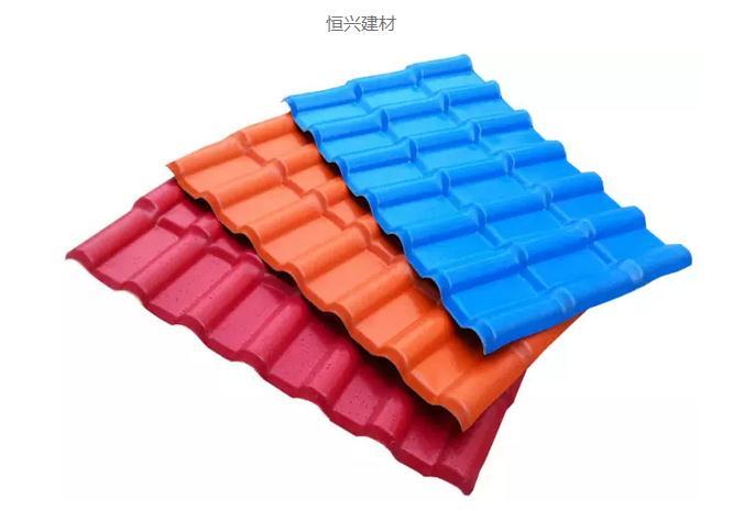 Light environmental protection roof constructionmaterial-ASA synthetic resin tile