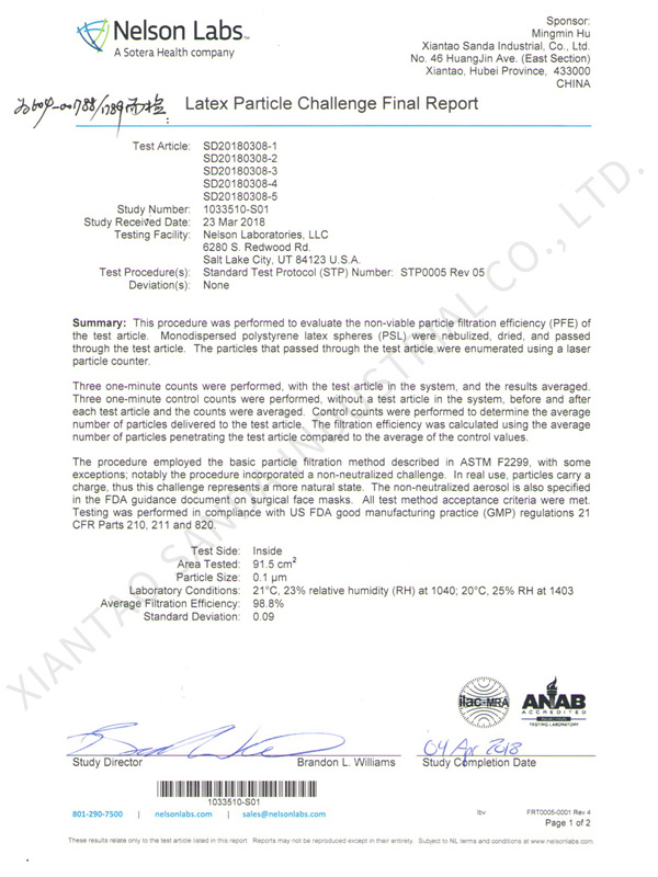 NELSON2018 Test Report (ASTM)