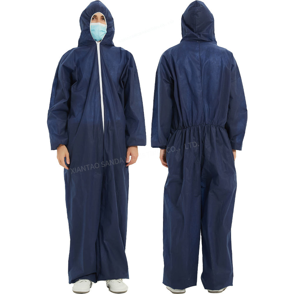 Disposable Nonwoven PP+PE Coverall