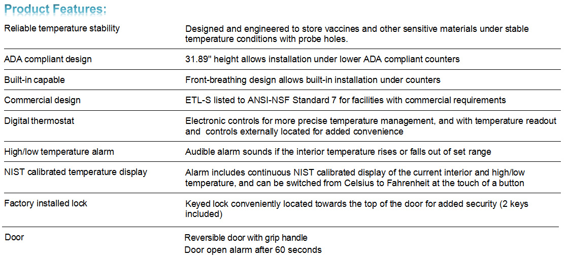 50cm FRIDGE BI SERIES