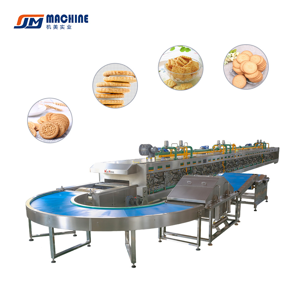 Automatic biscuit production line