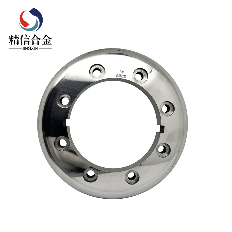 碳化鎢非標(biāo)帶孔件 硬質(zhì)合金旋壓輪
