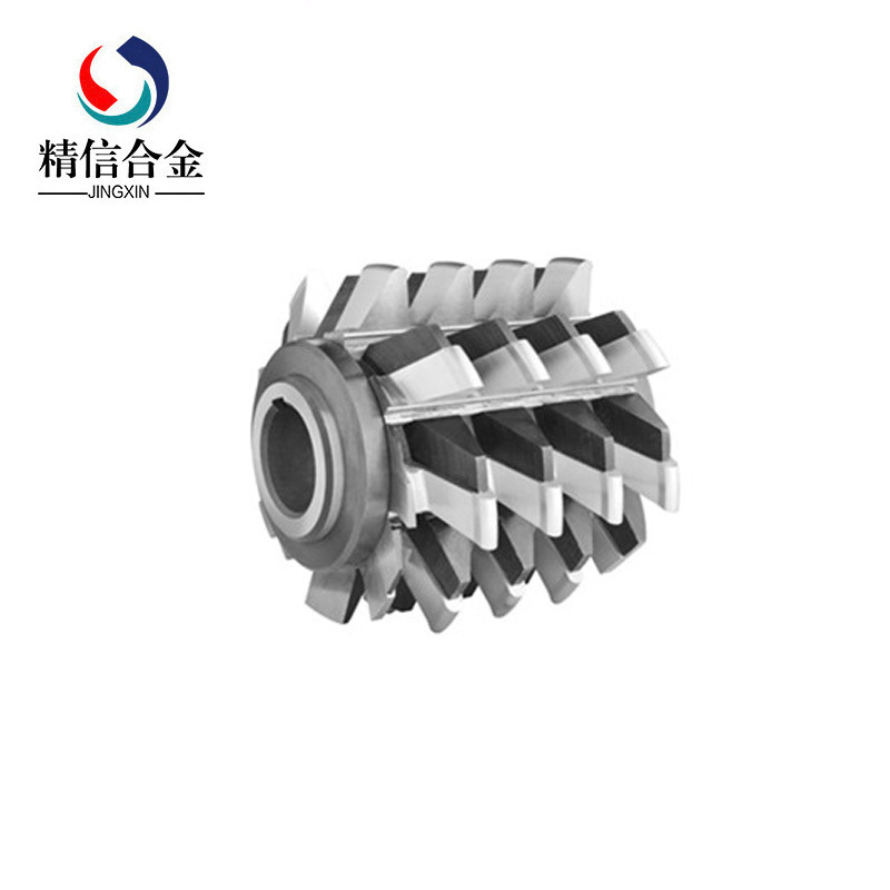 硬質(zhì)合金滾輪刀 耐磨高精度鎢鋼鑲片滾齒刀