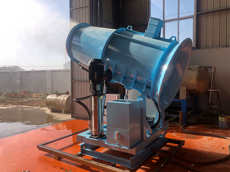80/100m Dust Suppression Fog Cannon Machine Air Pollution Dust Control Fog Cannon