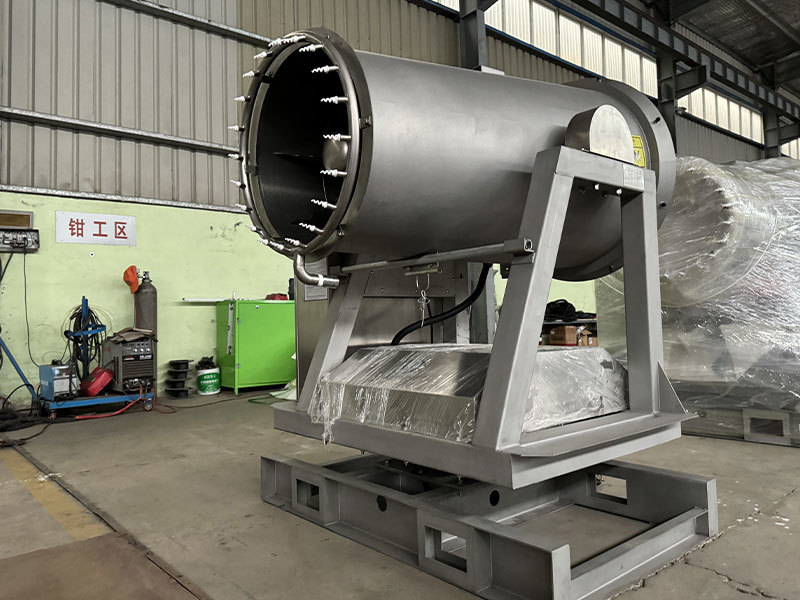 Correct operation method for fog cannon machine?