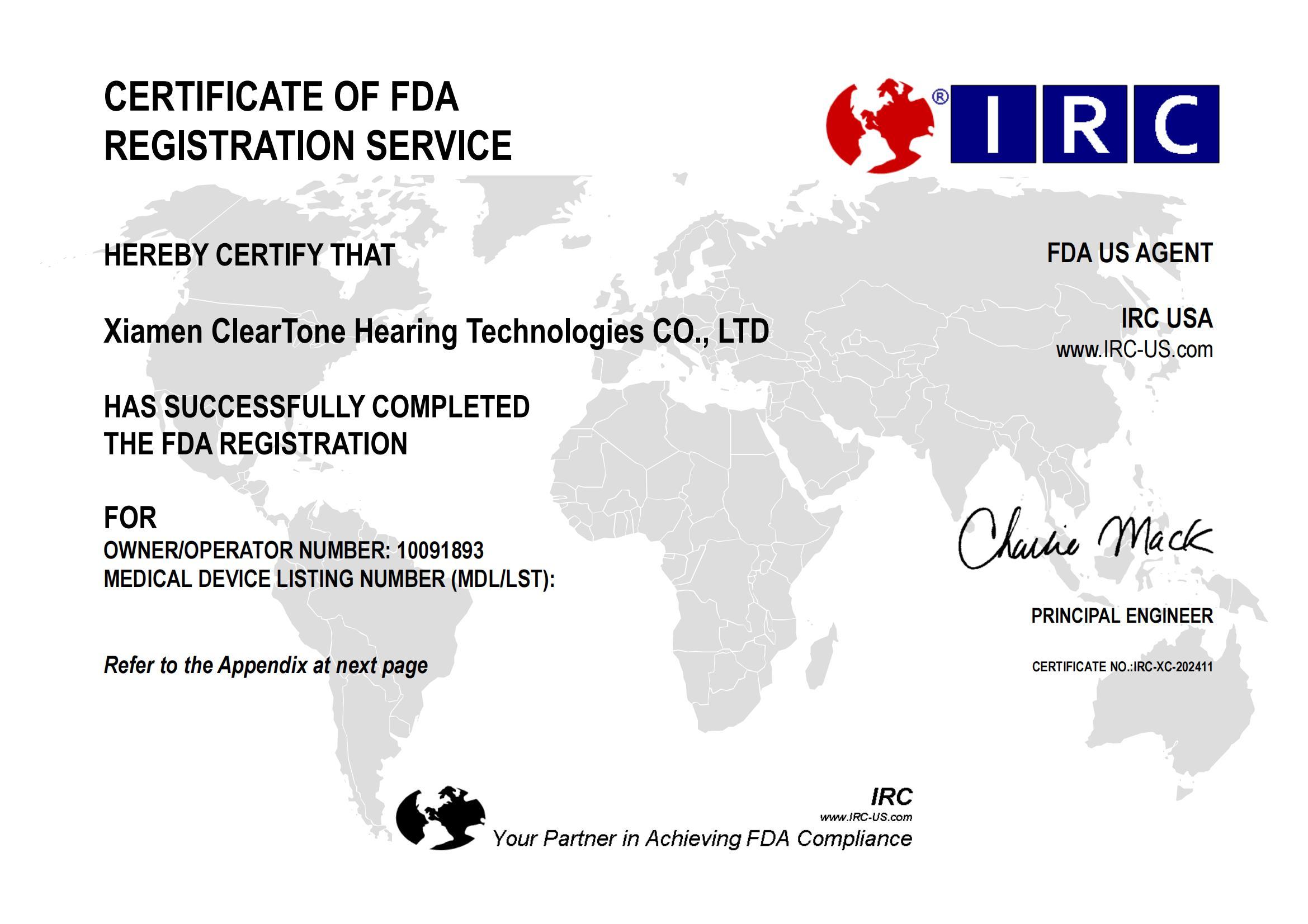 FDA Certificate-01