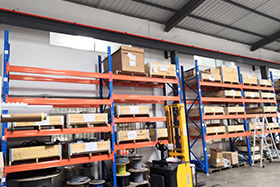 Workshop shelves