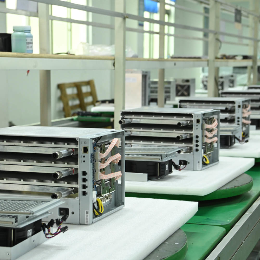 Servicio de conversión de granja minera global, mineros refrigerados por aire actualizan hidromizador