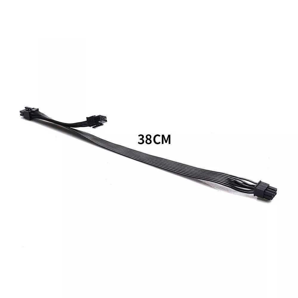 Power cord double 6+2 pin Adapter cable rig gpu case and gpu power cord for 8 gpu server case