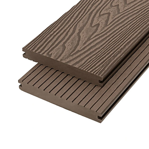 3d Embossed WPC Solid Decking