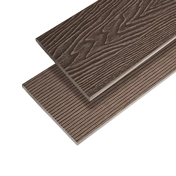 Coffee-colored embossed sauna board