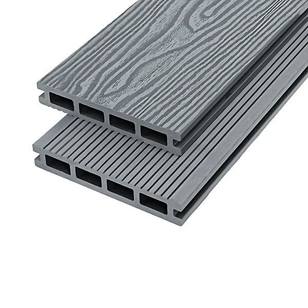 3D embossed square holes inlight gray