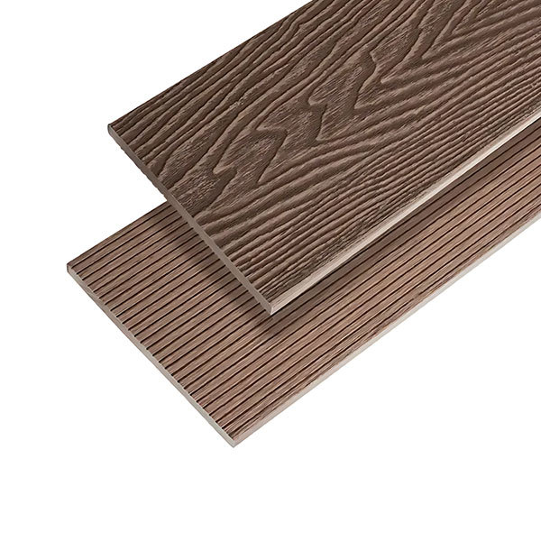 Coffee-colored embossed sauna board