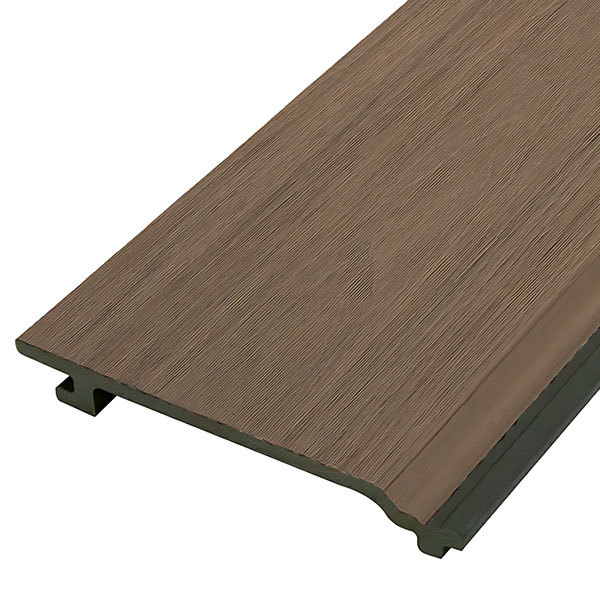 Teak co-extruded for wall-mounted panels
