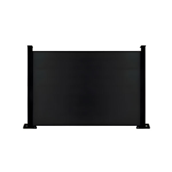 black-composite-fence-panels