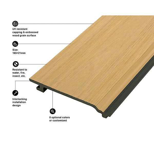 Co-extrusion of raw wood for wall-mounted panels