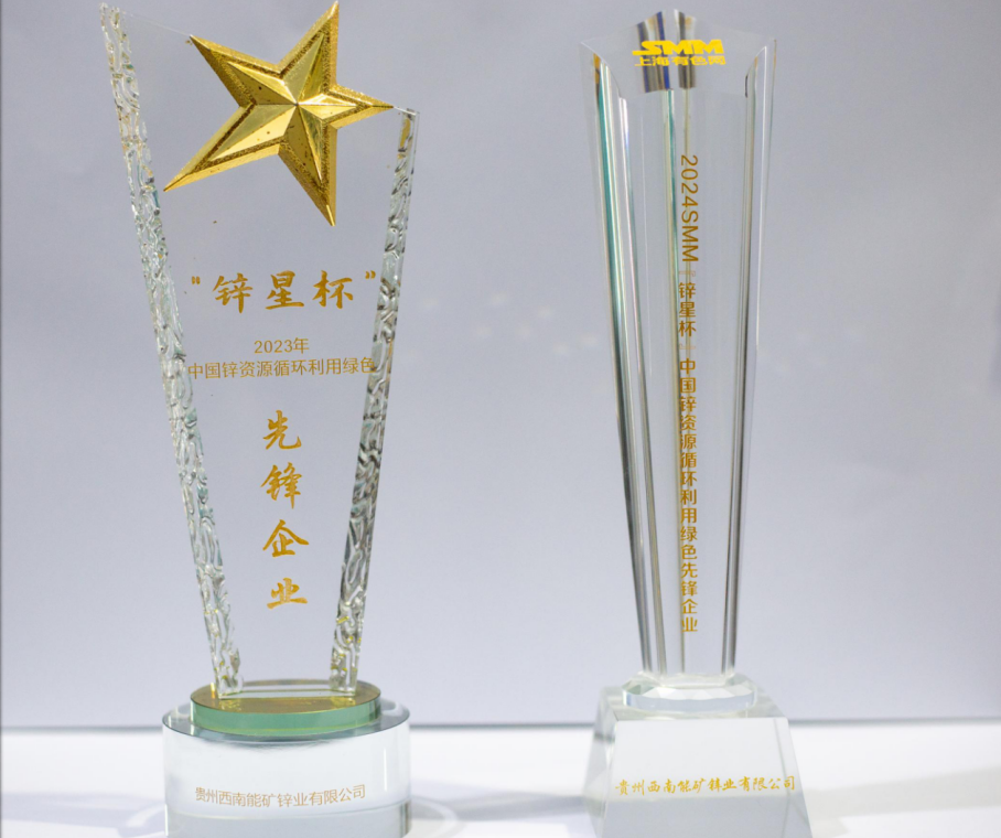 鋅星杯先鋒企業榮譽