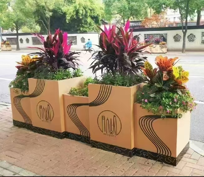 人行横道花箱