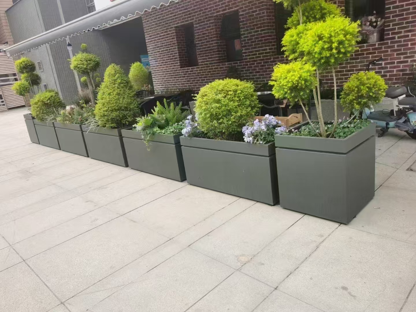人行横道花箱