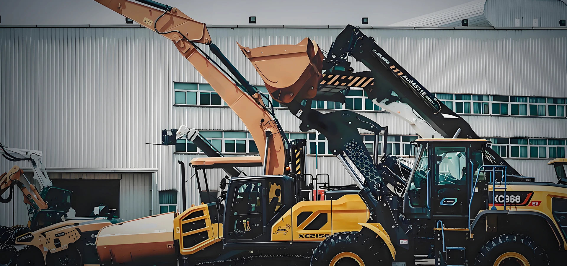 Construction machinery and heavy vehicles