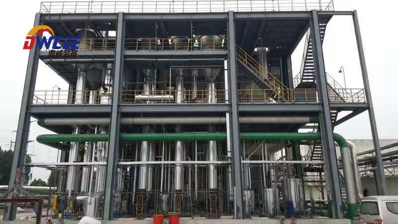 Processo e equipamento de evaporação MVR