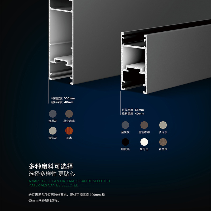 105二轨/160三轨系列重型推拉门
