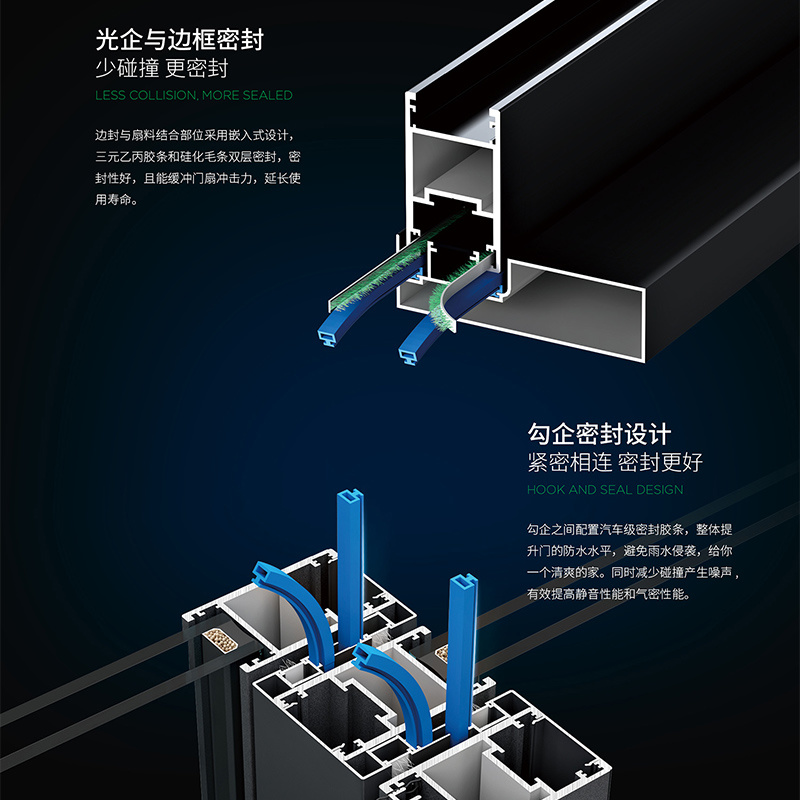 105二轨/160三轨系列重型推拉门
