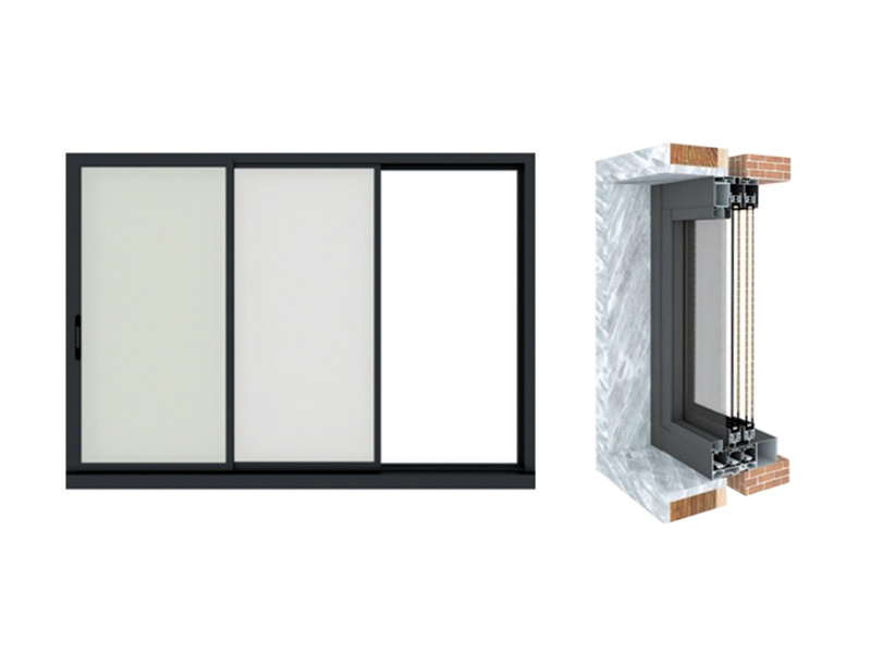 Vistaline Series Themal Break Sliding Window