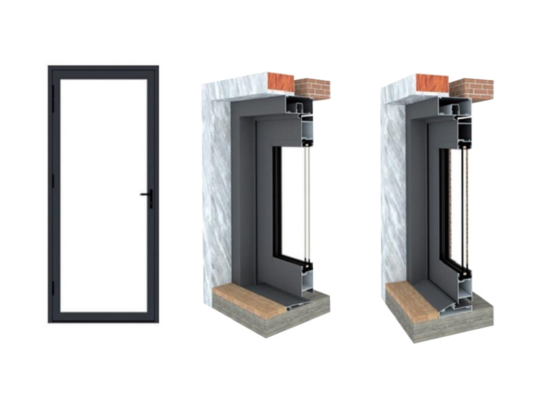 100 Series Hinged Door