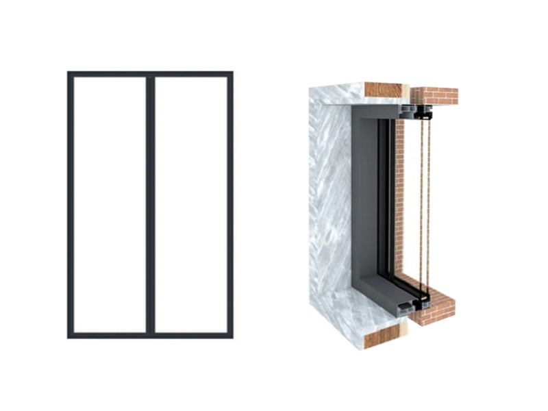 Vistaline Series Thermal Break Fixed Window
