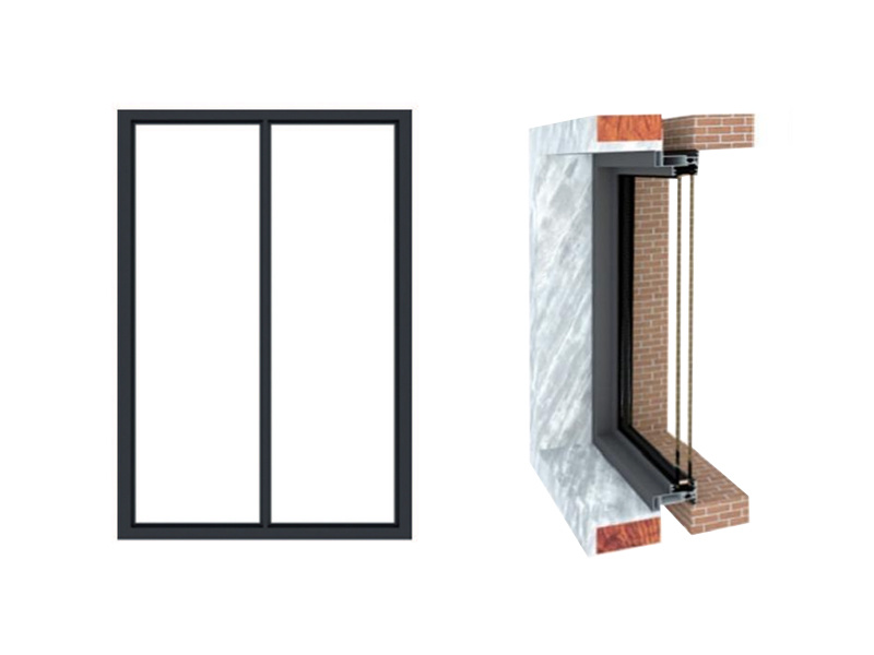 60 Series Thermal Break Fixed Window