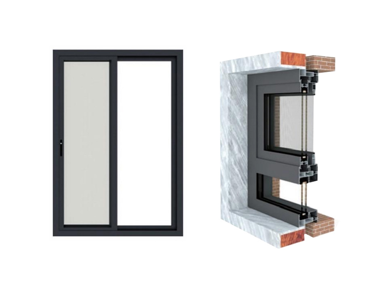 60 Series Thermal Break Sliding Window