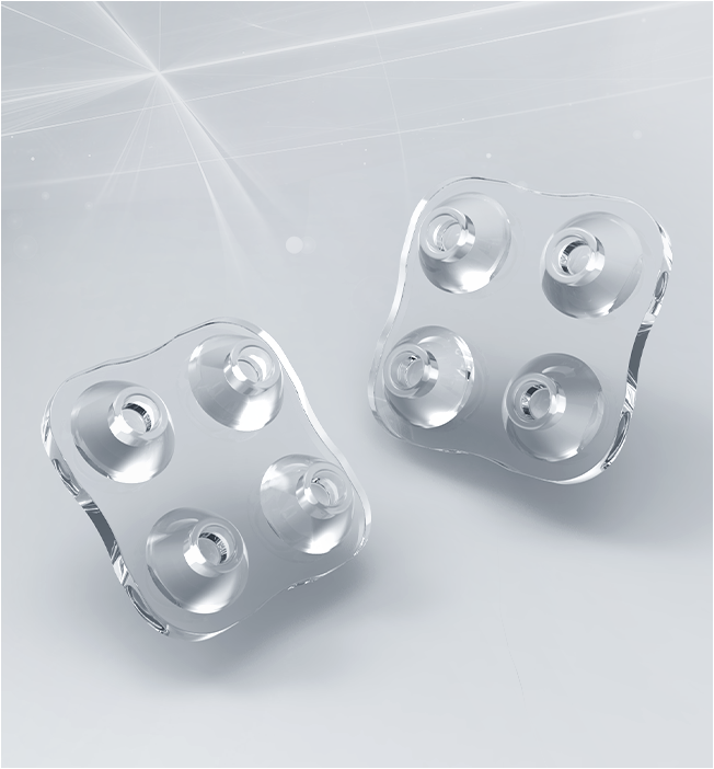 Microarray cylindrical lens