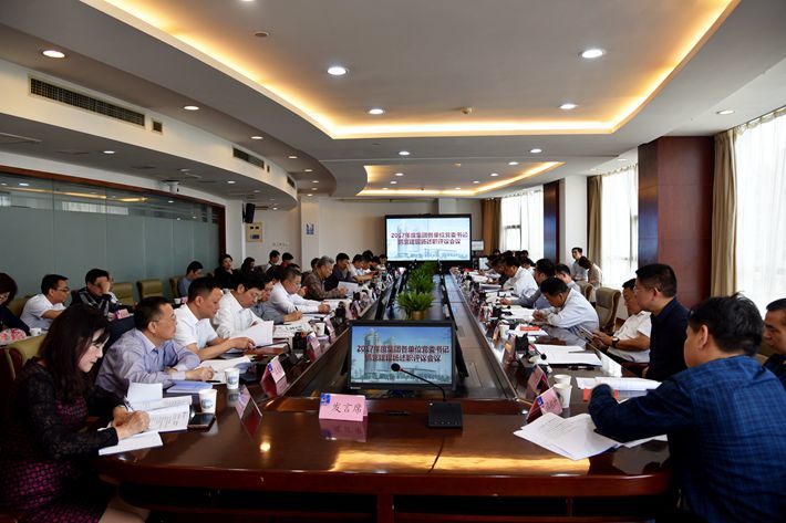 集团召开2017年度集团各单位党委书记抓党建现场述职评议会