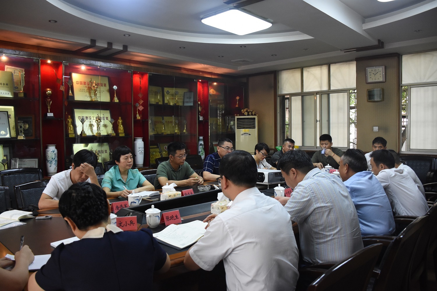 集团设计院赴集团第五工程有限公司洽谈合作事宜
