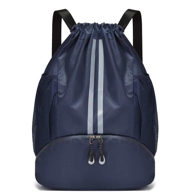 Drawstring Nylon Oxford Cloth Backpack Bag with Customized Logo Printing Drawstring Nylon Oxford Cloth Backpack Bag with Customized Logo Printing