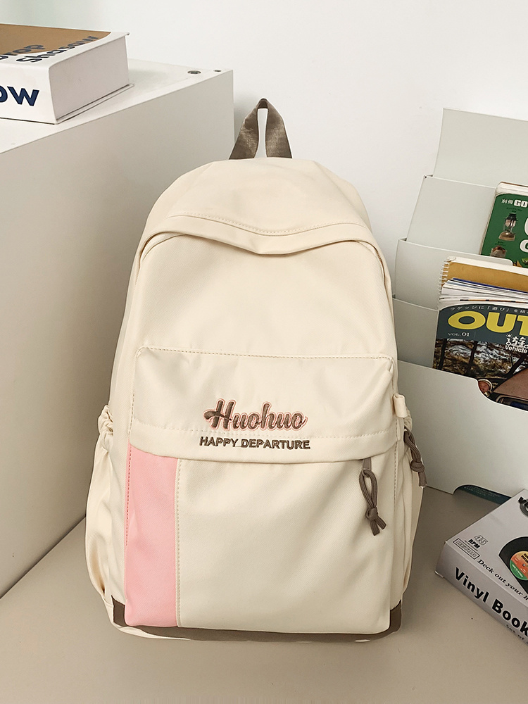Oxford Cloth Lightweight & Portable School Bag for Middle School Students, College-Style Backpack Oxford Cloth Lightweight & Portable School Bag for Middle School Students, College-Style Backpack