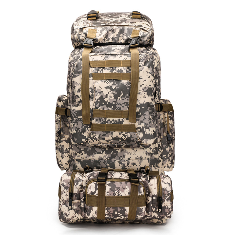Backpack for Military Enthusiasts, Multi-Functional Waterproof Travel & Hiking Bag with Large Capacity Backpack for Military Enthusiasts, Multi-Functional Waterproof Travel & Hiking Bag with Large Capacity