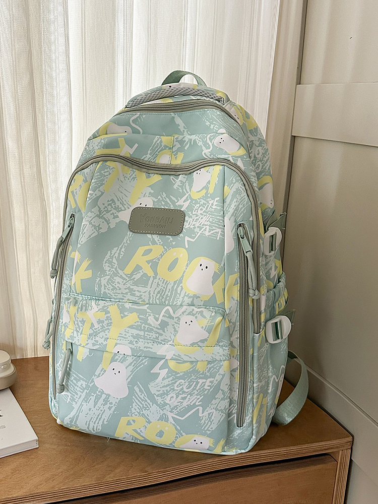 Simple Elementary School Backpack with Large Capacity Double-Shoulder Design Simple Elementary School Backpack with Large Capacity Double-Shoulder Design
