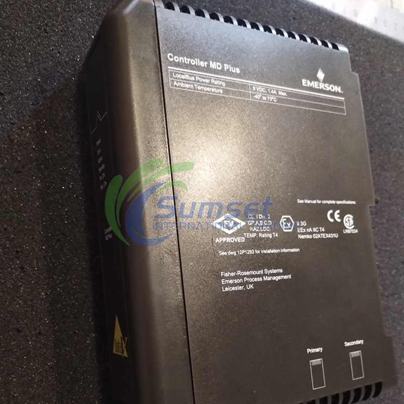 Emerson DeltaV KJ2003X1-BB1 MD Plus Controller