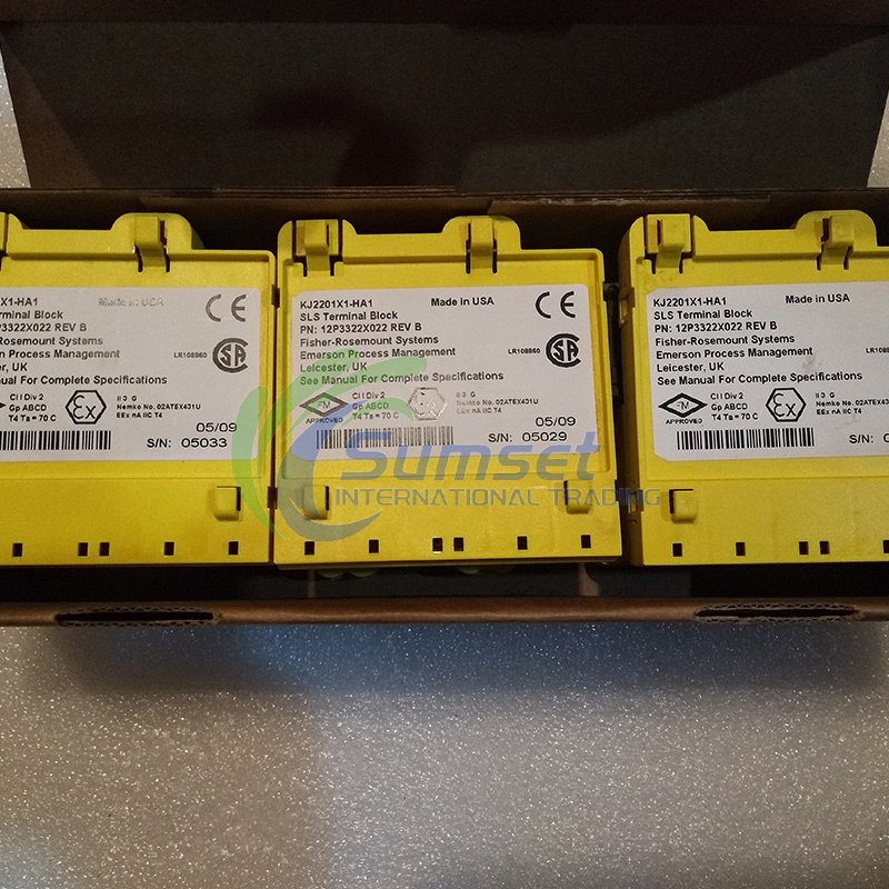 Emerson KJ2201X1-HA1 12P3322X022 SLS TERMINAL BLOCK