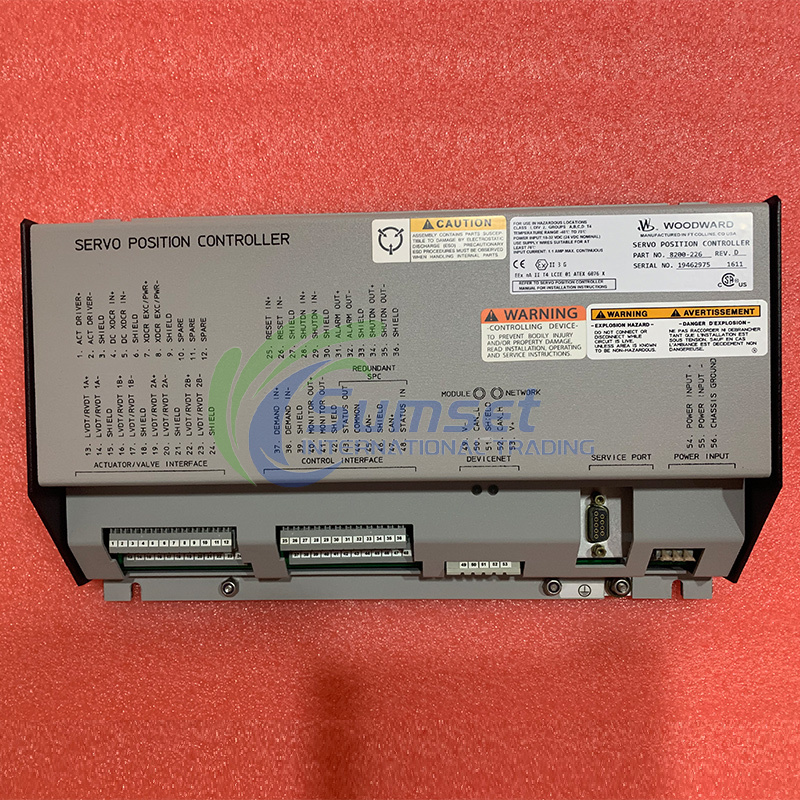 Woodward 8200-226 SPC Servo Position Controller