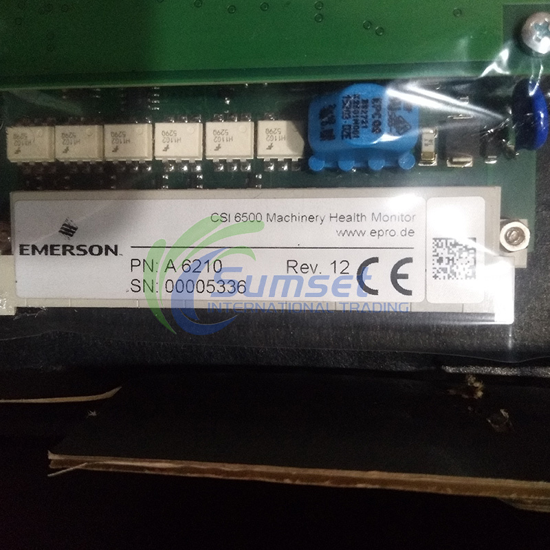 Emerson A6210 Thrust Position, Differential Expansion, Rod Position Monitor