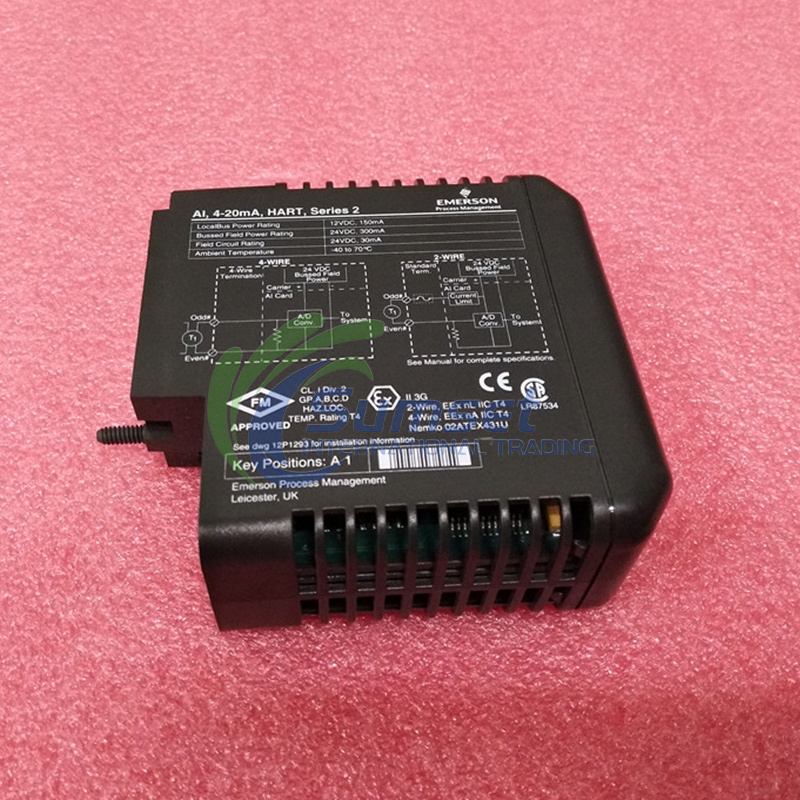 Emerson KJ3222X1-BA1 Analog Input Card