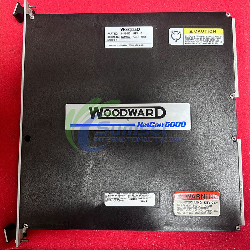 Woodward 5464-643 Discrete Input Module